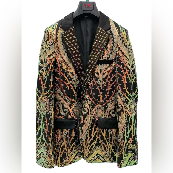 Sulso Couture Black/Gold Blazer